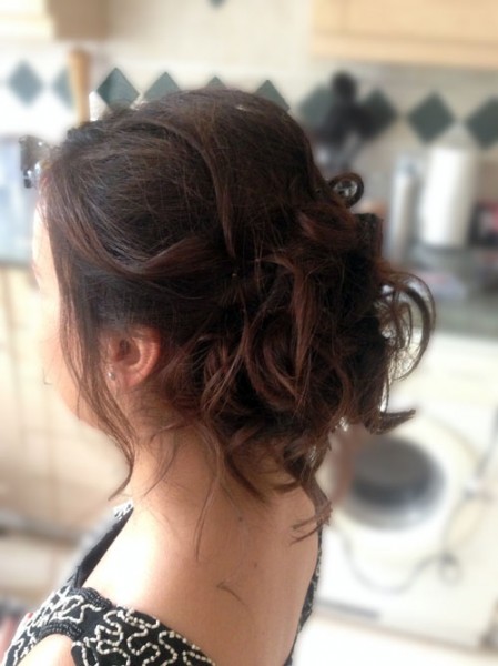 Bridesmaid hair Dorset