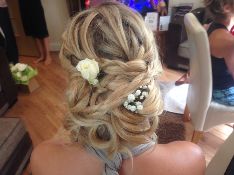 bridesmaid hair dorset
